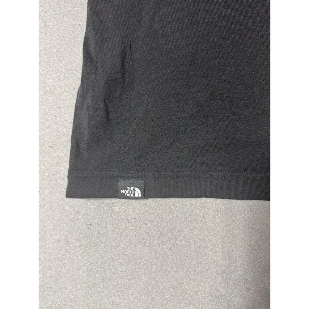 THE NORTH FACE Simple Dome Logo-Print Cotton-Jersey Crewneck T-Shirt Black Sz M